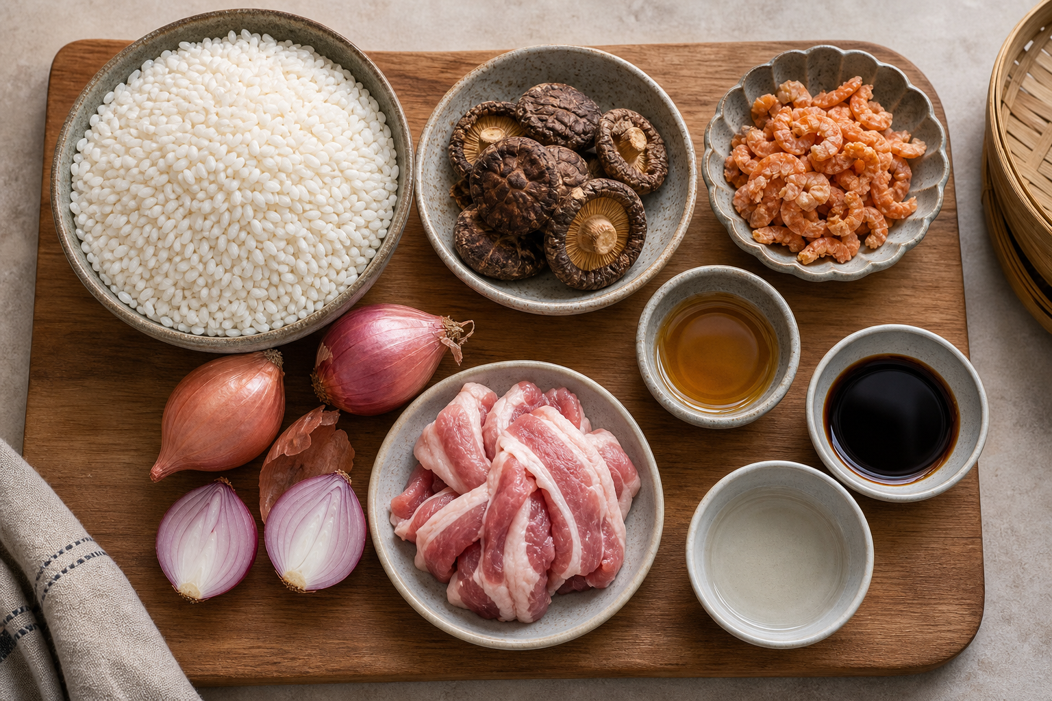 在家做油飯需要準備什麼？
