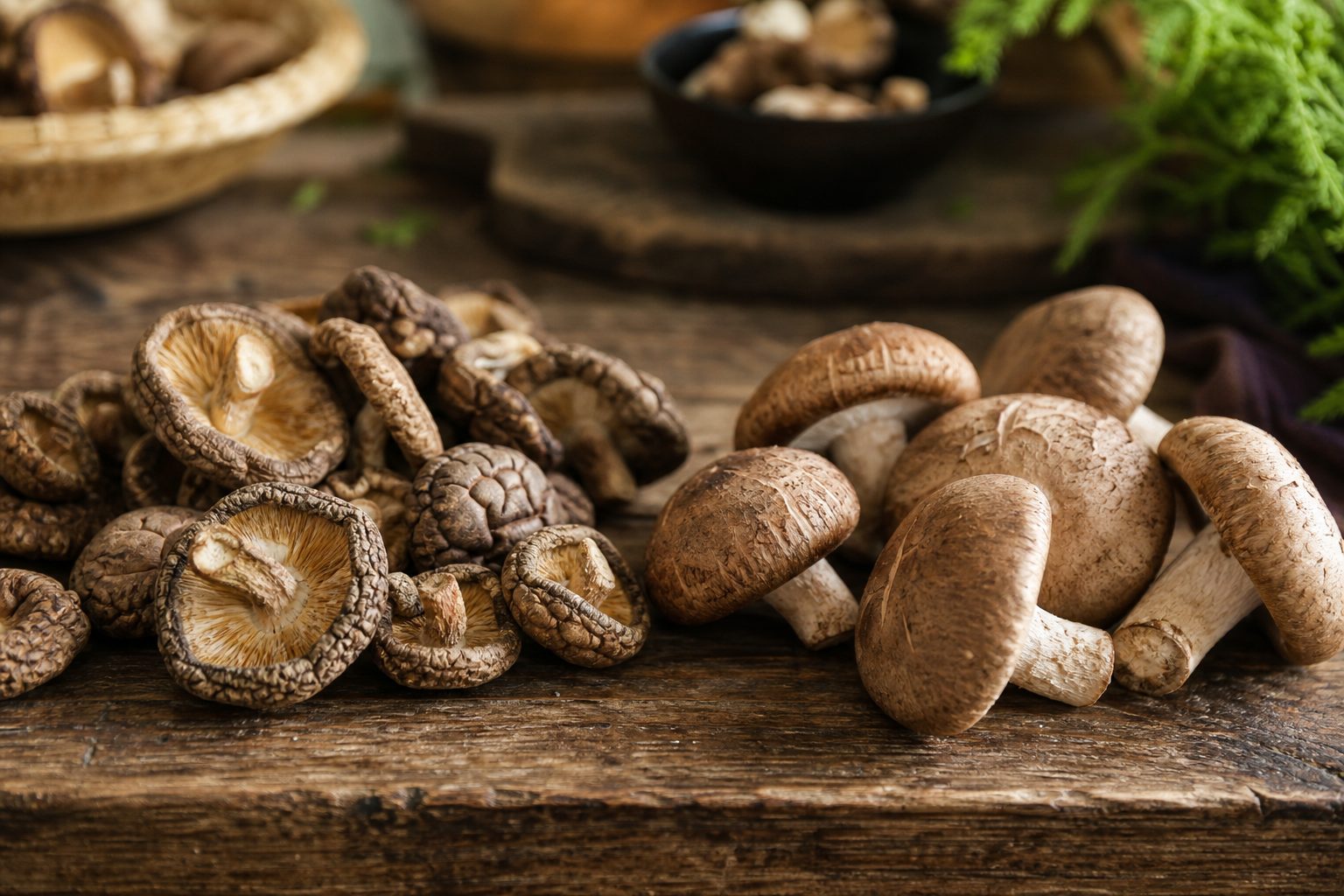 乾香菇還是新鮮香菇？